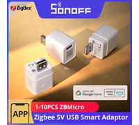 SONOFF ZBMicro Adaptateur USB ZigBee, Interrupteur Intelligent pour Type A périphériques USB, Zigbee USB Smart Adaptor, APP Télécommande, Commande Vocale, Fonction de MinuterieZB