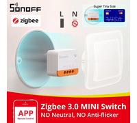 SONOFF ZBMINIL2 aucun fil d'al de melon requis Zigbee Smart Switch MINI Support 2 voies de contrôle eWeLink pour Google Home Alexa