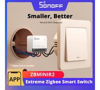 SONOFF ZBMINIR2 commutateur intelligent Zigbee extrême relais de détachement commutateur externe télécommande via prise en charge eWeLink passerelle ZBBridge-U ZBMINIR2