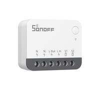 SONOFF ZBMINIR2 Zigbee Interrupteur Intelligent, 2 Way ZigBee 3.0 Mini Smart Switch, 10A/2200W, Fil Neutre Requis, Compatible avec Alexa, Google Home, Prise en Charge de La Séparation Des Relais