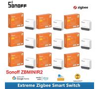 SONOFF ZBMINIR2 Zigbee Mini commutateur intelligent disjoncteur maison intelligente télécommande via eWeLink Compatible avec les Hubs Zigbee 5PCS