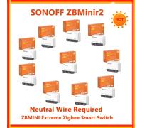 SONOFF ZBMinir2 Zigbee Mini commutateur intelligent fil neutre requis eWelink Interruptor intelligents Zigbee commutateur Module de maison intelligente