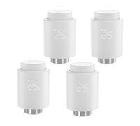 SONOFF ZigBee 3.0 Vanne Thermostatique Radiateur, Thermostatique Connectée et Intelligente,Contrôle Vocal, Détection de Fenêtre, Compatible avec Alexa/Home Assistant, Requiert Le Hub Zigbee (4 Pack)