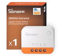 SONOFF Zigbee Interrupteur Intelligent, Aucun Fil Neutre Requis, Fonctionne Avec Alexa & Google Home, NéCessite Une Passerelle Zigbee