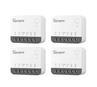 SONOFF Zigbee interrupteur Intelligent, Fonctionne Avec Alexa & Google Home, 4 Pack, NéCessite Une Passerelle Zigbee, NéCessite Un Fil Neutre