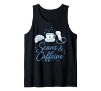 Sonographer Drôle Ultrasound Tech Scan Caféine Café Débardeur