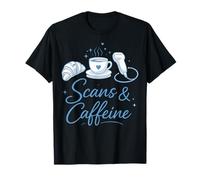 Sonographer Drôle Ultrasound Tech Scan Caféine Café T-Shirt