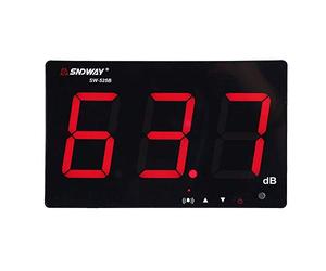 Sonomètre 30~130 db écran LCD 9,6" à suspendre au mur testeur de mesure du bruit avec enregistreur de données et alarme (SW-525B)
