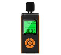 Sonomètre à réponse rapide et lente avec lecture de 30 à 130 décibels, appareil de mesure portable pour les contrôles sur le terrain, les zones d ' usine et les contrôles à domicile, salle de réunion,