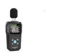 Sonomètre numérique, 30-130 dB avec écran rétroéclairé couleur, pondération A/C, réponse rapide et lente, compteur de bruit portable avec microphone à condensateur pour la maison, le bureau et