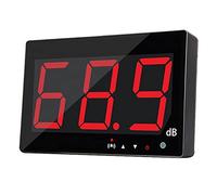 Sonomètre numérique à décibels 30-130 DB Sonomètre numérique Professionnel Mural léger de Haute précision avec Alarme sonore et Lumineuse Convient pour