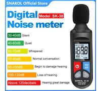 Sonomètre numérique compteur de niveau Audio Sonometro sonomètre Decibelimetro 30-130dB décibel mètre Portable compteur de bruit SK-38