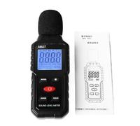 Sonomètre numérique LCD rétroéclairé avec microphone capacitif, conception coupe-vent pour une mesure précise du bruit dans les environnements industriels