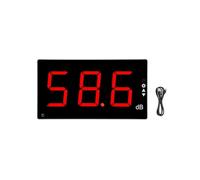 Sonomètre numérique mural LCD, testeur de surveillance des décibels, Instrument mesure du Volume sonore, 30-130db