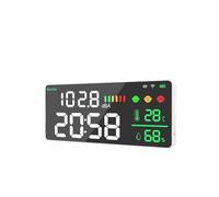 Sonomètre numérique Wifi numérique décibel son mètre température humidité décibel Test réveil LED affichage couleur APP contrôle pour les usines à domicile