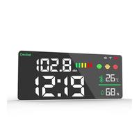 Sonomètre numérique Wifi Tuya numérique décibel son mètre 4in1 température humidité décibel Test réveil 1 pouce LED affichage couleur APP contrôle pour les usines à domicile