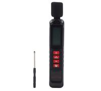 Sonomètre portable 30-130 dB ± 2 dB avec enregistrement de données et | Mesure les niveaux de bruit de 30 à 130 dB avec une précision de ± 2 dB, ce qui le rend fiable pour la maison