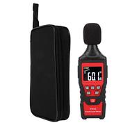 Sonomètre Testeur de bruit Décibelmètre Portable Instrument de mesure du son numérique haute précision Réponse rapide pour l'école à domicile Utilisation industrielle Plastique (HT622A)