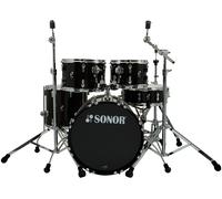 Sonor AQX Kids Black Midnight Sparkle 5 Piece Drum Set