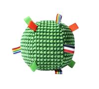 sonores à couiner pour chien Ballon en peluche interactif avec cloche à | chiots Pour Espace De En Coin, Moment Seul, Appartement, Cuisine, Salle De Séjour, Maison Vert