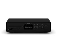 sonoro Maestro Quantum Receveur HiFi avec de amplificateur Classe D, Lecteur CD et Radio Internet (Bluetooth, Spotify, Tidal) Noir Mat