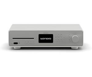 sonoro Maestro Quantum Receveur HiFi avec de amplificateur Lecteur CD et Radio Internet (Bluetooth, Spotify, Tidal) Blanc