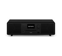 sonoro Meisterstück 3 Système compact avec lecteur CD (compatible avec Airplay, Google Cast, Spotify, FM, DAB+) Noir mat