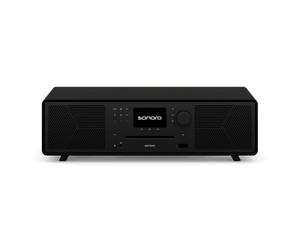sonoro Meisterstück 3 Système compact avec lecteur CD (compatible avec Airplay, Google Cast, Spotify, FM, DAB+) Noir mat