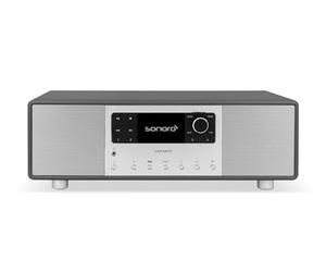 Sonoro Primus stéréo internetradio met DAB+, FM, Spotify en Bluetooth, matt graphite (HNSO31912BB)