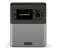 Sonoro Radio Internet Stream - FM/DAB+/Wi-Fi, Bluetooth, AUX, Spotify/Deezer - Chêne/Argent