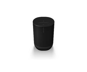 Sonos Move 2 | Enceinte Nomade sans Fil avec Wi-FI, Bluetooth, Compatible avec Amazon Alexa, 24 Heures d'autonomie, Socle de Charge sans Fil - Noir