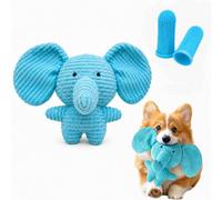Sonostacle Jouet pour Chien, Jouets de Grinçants pour Chien | Jouet à Mâcher Doux Éléphant pour Chiens et Brosse à Dent Chiens pour Chiots, Chats, L'intérieur et L'extérieur