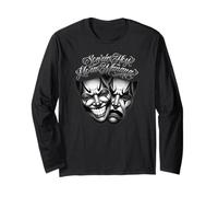 SONRIE HOY LLORA MANANA Chicano Clown Masks Payaso Cholo Manche Longue