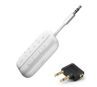 SONRU Transmetteur Récepteur Bluetooth 5,3 pour TV, 2 en 1 Émetteur et Récepteur Adaptateur, Dual Link Aptx Faible Latence, Audio RCA 3.5mm Jack pour TV/Smartphone vers Casque Bluetooth/Enceinte/Avion