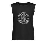 Sons Anarchy TV Show Choose Any Or All ficially Mens T-Shirt Unisex Sleeveless Tops Black Vest Tank Tee M