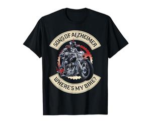 Sons of Alzheimer Où est mon vélo Grumpy Old Biker T-Shirt