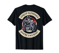 Sons of Alzheimer Where's my Bike Grumpy Old Biker (arrière) T-Shirt