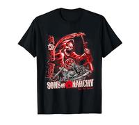 Sons of Anarchy Throwback Fear The Reaper Biker TV Show T-Shirt, Homme, Noir, 3XL