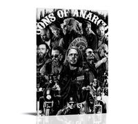 Sons of Anarchy TV Show Poster décoratif sur toile pour salon, chambre à coucher, art mural, impression d'image moderne, décoration de salle familiale, 30 x 45 cm
