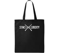 Sons of Liberty USA Muskets Sac fourre-tout en coton naturel écologique Noir, Noir , Taille unique