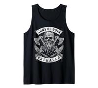 Sons of Odin- Valhalla Vikings Norse Skull Beard - Borre C2 Débardeur