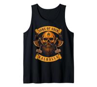 Sons of Odin- Valhalla Vikings Norse Skull Beard - Mjoelnir Débardeur