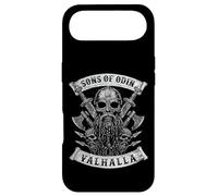 Sons of Odin- Valhalla Vikings Skull Black and White - Coque pour iPhone Air
