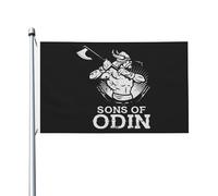 Sons%of the Anarchy Drapeau Double Face 3x5 FT - Bannière Série TV, Grand Drapeau Déco Murale, Festival & Événement, Intérieur Extérieur, Cadeau Fans