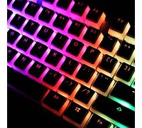 Sonsan Lot de 104 capuchons de touches translucides pour clavier mécanique