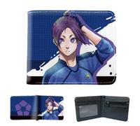 Sonsoke Blue Lock Portefeuille multi-usages pour homme et femme Motif dessin animé, Mikage Reo 4, L, Moderne