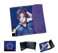 Sonsoke Blue Lock Portefeuille multi-usages pour homme et femme Motif dessin animé, Mikage Reo 5, L, Moderne