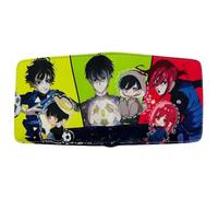 Sonsoke Blue Lock Portefeuille multi-usages pour homme et femme Motif dessin animé, Photo de groupe 17, L, Moderne