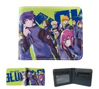 Sonsoke Blue Lock Portefeuille multi-usages pour homme et femme Motif dessin animé, Photo de groupe 4, L, Moderne