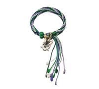 Sonsoke Bracelets tissés à la main de style animé Wanderer - Bracelets colorés pour les fans - Bracelets d'amitié tressés inspirés du jeu, Mittelgroße, Fil de coton, Pas de gemme